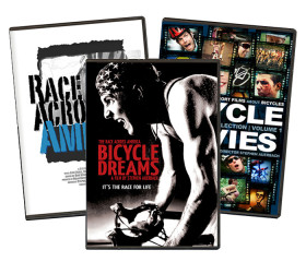 Bicycle Dreams, Race Across America, Bicycle Movies DVD 3 Pack
